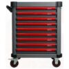 Xe đẩy dụng cụ 9 ngăn A series màu xám đỏ BESITA 76391I