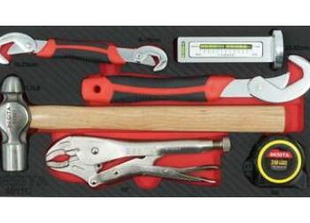 Khay dụng cụ tổng hợp 6 chi tiết (kìm chết, búa, thước cuộn, thước thủy cân chỉnh bánh xe) BESITA 6611C