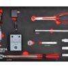 Khay dụng cụ 10 chi tiết kiểm tra bugi (đầu khẩu bugi, cờ lê lực, bút thử đánh lửa) BESITA 6661D