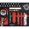 Khay dụng cụ sửa chữa ô tô 36 chi tiết (đầu khẩu ốc xả dầu, đồng hồ bơm lốp, bộ nạy ốp) BESITA 6661H