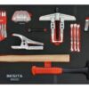 Khay dụng cụ 15 chi tiết búa, cảo, bộ đột BESITA 6662D