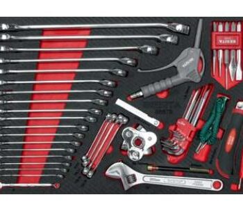 Khay dụng cụ tổng hợp 45 chi tiết cờ lê vòng miệng 8–32mm BESITA 6687B