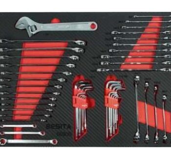 Khay cờ lê và lục giác 50 chi tiết BESITA 6690B