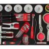 Khay dụng cụ bảo dưỡng ô tô 36 chi tiết (cảo lọc dầu, cảo rotuyn, cảo vòng bi) BESITA 6690G