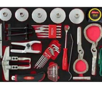 Khay dụng cụ bảo dưỡng ô tô 36 chi tiết (cảo lọc dầu, cảo rotuyn, cảo vòng bi) BESITA 6690G