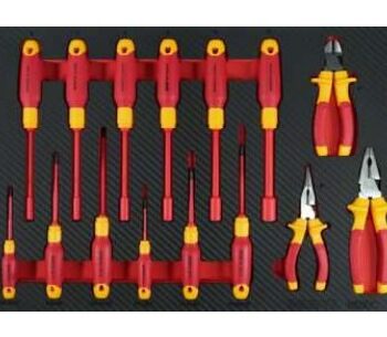 Khay tua vít, tuýp vặn và kìm cách điện 15 chi tiết BESITA 6860C
