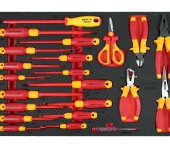 Khay tua vít và kìm cách điện 22 chi tiết BESITA 6684B