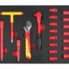 Khay đầu khẩu cách điện 1/2" 20 chi tiết 8–24mm BESITA 6692A