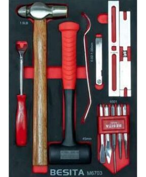 Khay dụng cụ bảo dưỡng ô tô 11 chi tiết (2) BESITA M6703