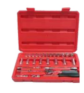 Bộ đầu khẩu 1/4" (6.3mm) 28 chi tiết hệ mét BESITA 6109