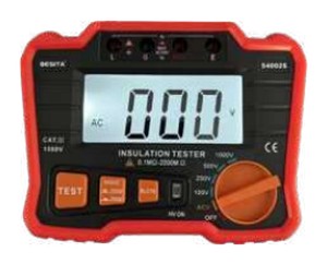Đồng hồ đo điện trở cách điện (Megomet) 0.1MΩ–1999MΩ BESITA 54002S