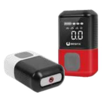 Máy bơm lốp ô tô mini đa năng dùng pin 150PSI màu đen trắng BESITA 51108