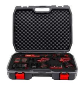 Bộ 3 máy dùng pin 24 chi tiết (E-104, E-202A, E-502) vali nhựa BESITA E-8019