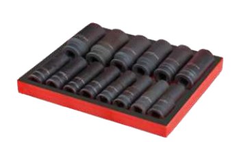 Bộ đầu khẩu đen dài 1/2" 14 chi tiết 10–32mm BESITA 6116S