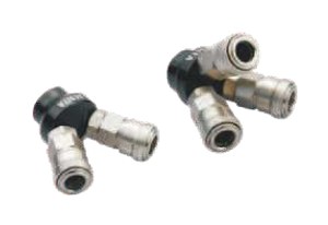 Khớp nối nhanh khí nén chia 2 ngả 1/2" BESITA 81025